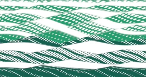 Wave Stylization. Geometric Patterns Stock Footage 288197066