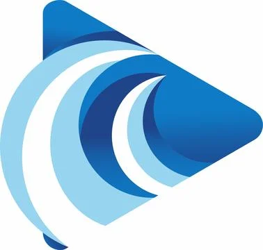 Wave Surf Logo Illustrazione stock