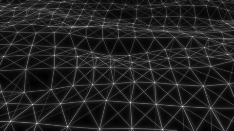 Wave on the surface of the grid. Stock Footage 108467212