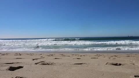 Wave Surfing California Stock Footage 166805437