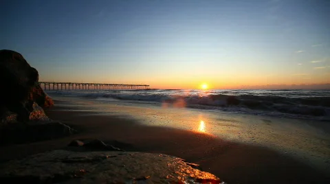 Wave surprise attack 스톡 동영상 665053