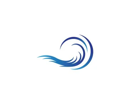 Wave symbol vector icon illustration design Stock Illustration