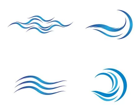 Wave symbol vector icon illustration design Stock Illustration