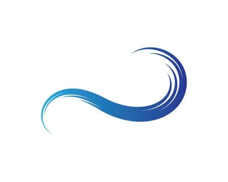 Wave symbol vector icon illustration design Illustrazione stock
