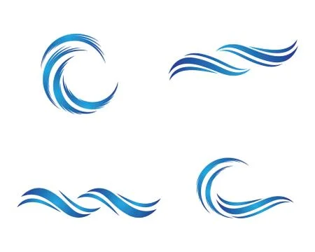 Wave symbol vector icon illustration design Stock Illustration