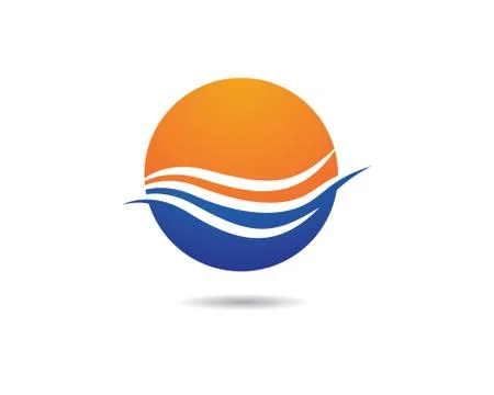 Wave symbol vector icon illustration design Stock Illustration