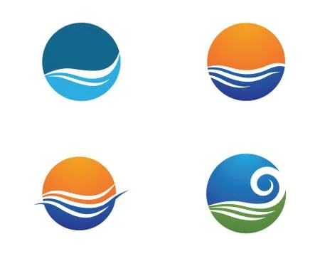 Wave symbol vector icon illustration design Stock Illustration