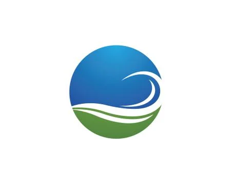 Wave symbol vector icon illustration design Stock Illustration