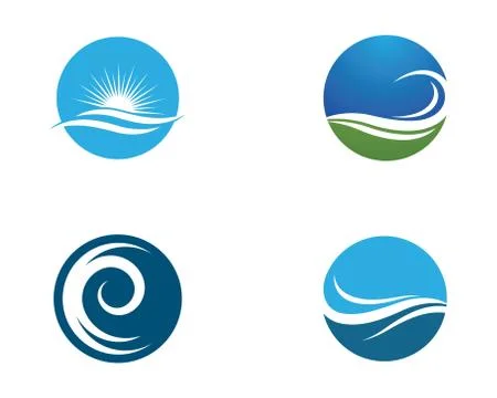 Wave symbol vector icon illustration design Stock Illustration