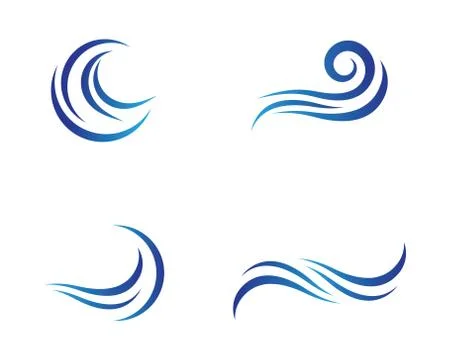 Wave symbol vector icon illustration design Stock Illustration