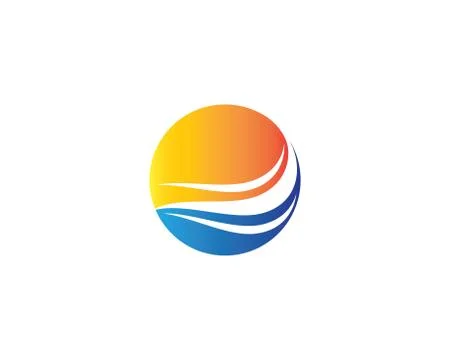 Wave symbol vector icon illustration design Stock Illustration