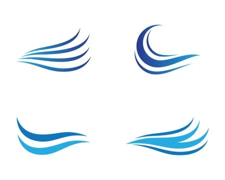 Wave symbol vector icon illustration design Illustrazione stock