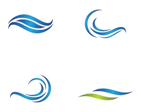 Wave symbol vector illustration design Stock Illustration