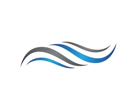 Wave symbol vector illustration design Stock Illustration