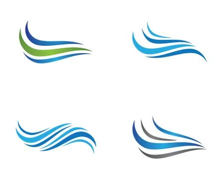 Wave symbol vector illustration design Stock Illustration
