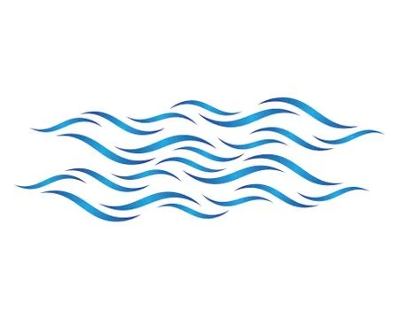 Wave symbol vector illustration design Stock Illustration