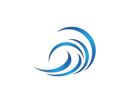 Wave symbol vector illustration design Stock Illustration
