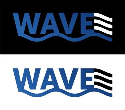 Wave symbol vector illustration design. vector logo wave Stock Illustration