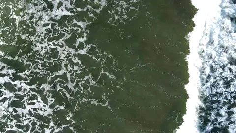 Wave taken by drone  Stock Footage 172148209