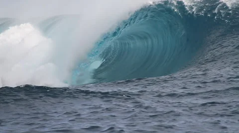 Wave at Teahupoo Stock Footage 44184361