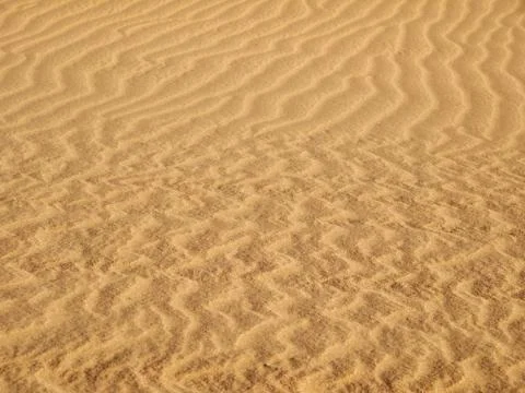 Wave texture from sand Stock Photos