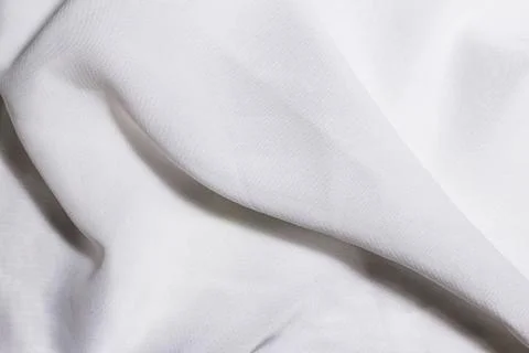 Wave texture white fabric with shadows, lighter Foto stock