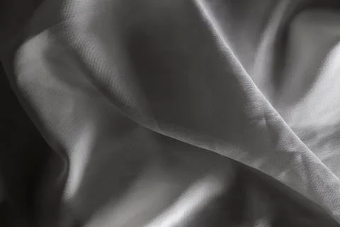 Wave texture white fabric with shadows, darker Stock-Fotos