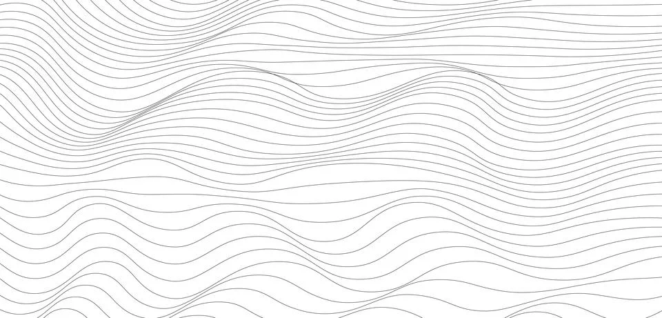 Wave textures white background vector Stock Illustration