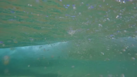 Wave from underwater view Stock Footage 231872112