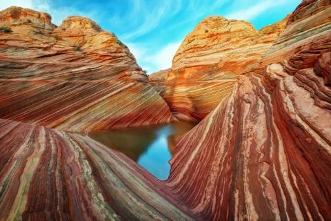 The Wave Utah Stock Photos