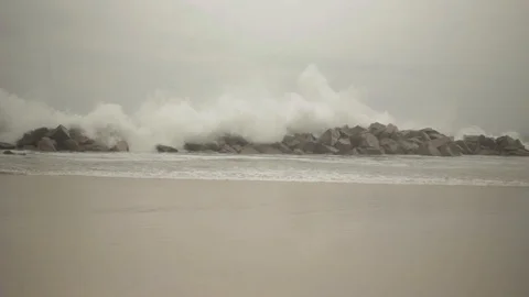 Wave venice beach 스톡 동영상 96418050