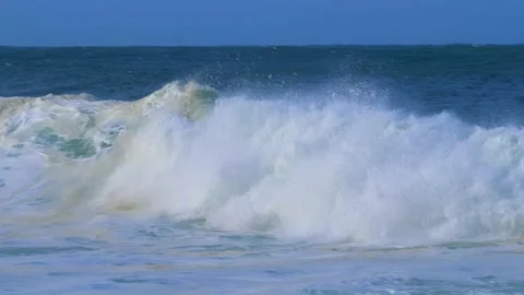 Wave, Victoria Bay Stock Footage 133790785