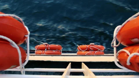 Wave view from lifeguards. fast, action 库存影片 91072195