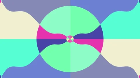Wave Warp Tunnel Seamless Loop 4K Video stock 311433518