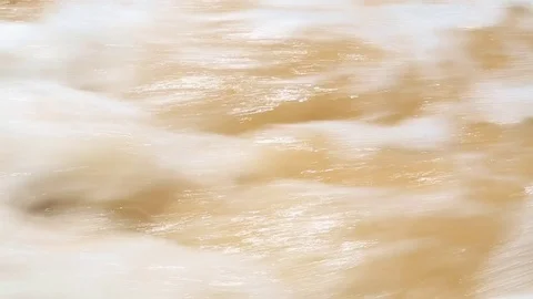 Wave is washing off text 2017 on the sand Stock Footage