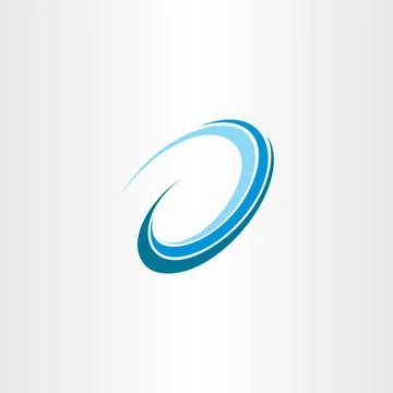 Wave water flow design icon logo vector Stockillustratie