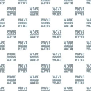 Wave water pattern vector seamless 스톡 일러스트