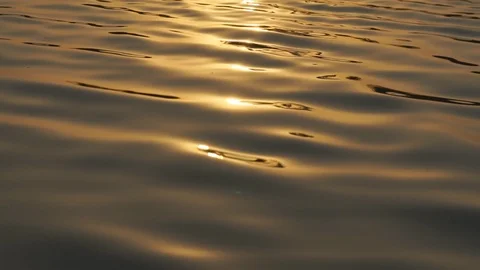 Wave water surface on the river Stock Footage 102860442