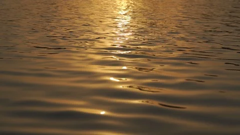 Wave water surface on the river Stock Footage 102860571