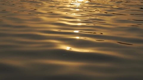 Wave water surface on the river Stock Footage 102867289