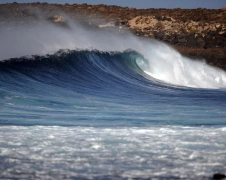 Wave well surf Stock Photos