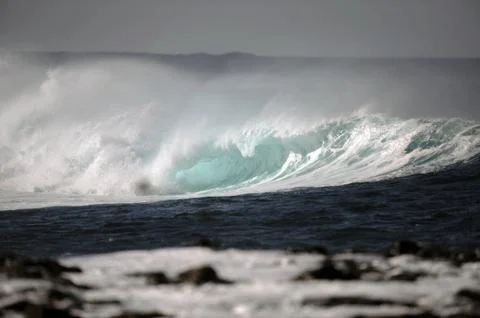 Wave well surf Stock Photos