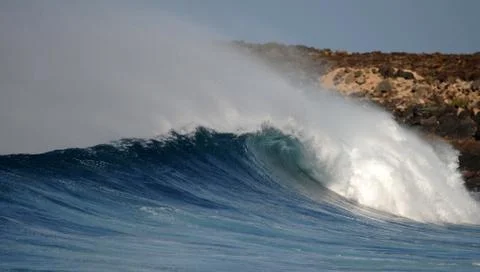 Wave well surf Stock Photos
