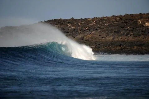 Wave well surf Stock Photos