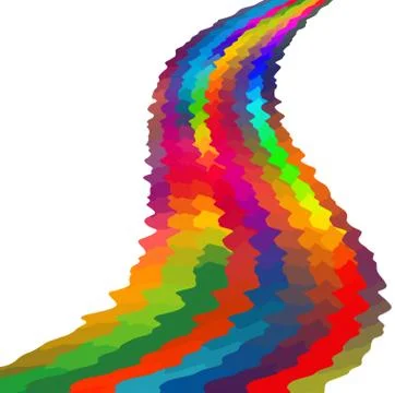 Wave on a white background Stock Photos