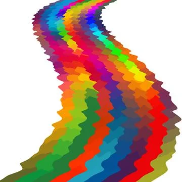 Wave on a white background Stock Photos