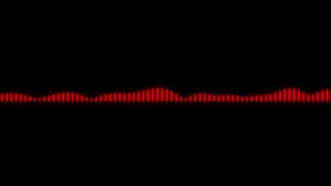 Wave white line audio pulse, sound wave or audio wavefrom . Line digital mi.. Stock Footage 305301003