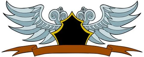 Wave wind crest Stock Illustration