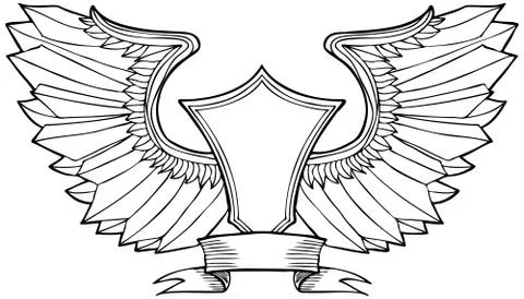 Wave wind crest Stock Illustration