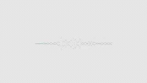 WaveForm 002-sh-alpha Video stock 172564274